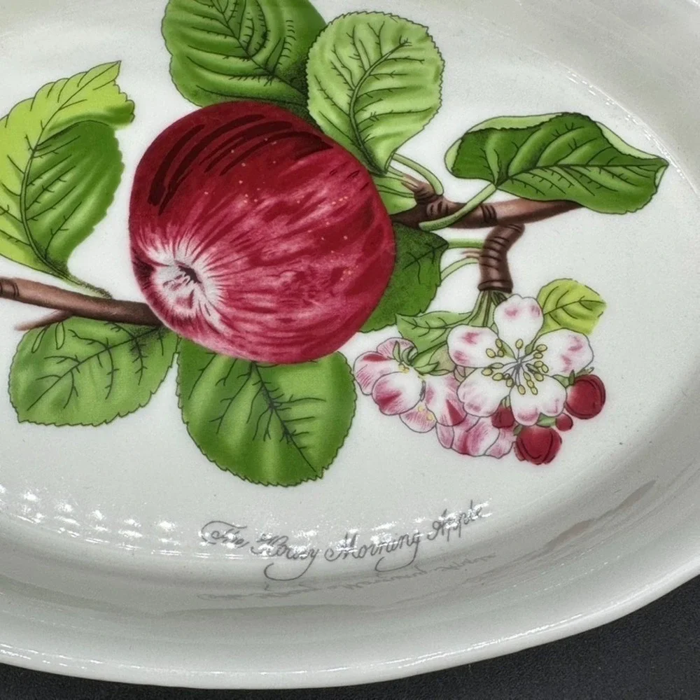 Portmeirion Pomona Morning Apple Oval Au Gratin Baking Serving Dish 12-3/4